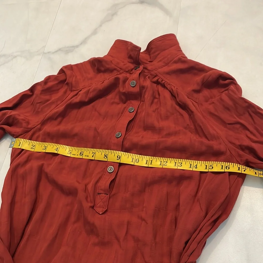NWT Anthropologie Maeve Bloomsbury Mini Dress Size 2 Grunge Streetwear Wrap